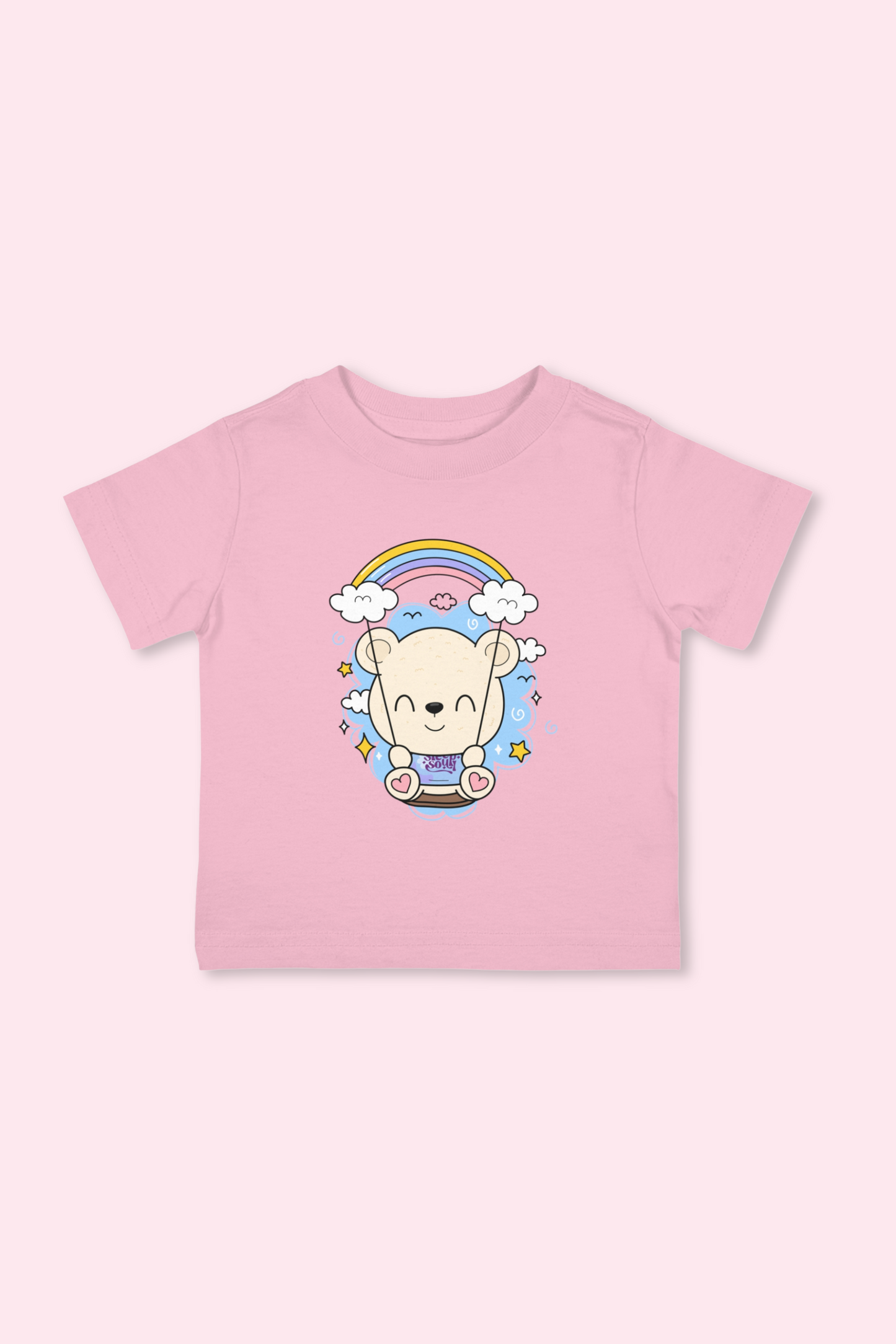 Sleepy the Bear Rainbow Swing Infant Tee - 0 to 24 Months (4 Colors)