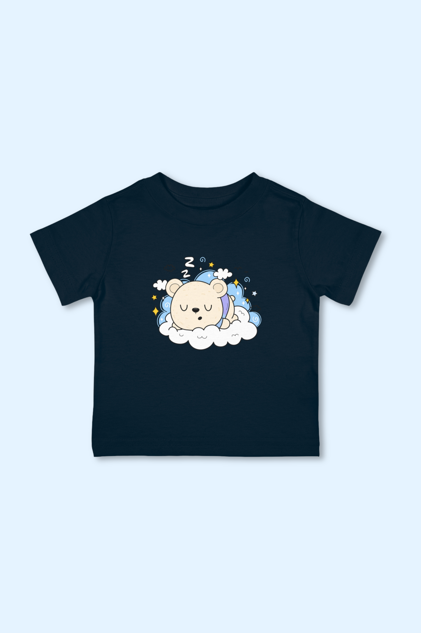 Sleepy the Bear Snoozing Infant Tee - 0 to 24 Months (4 Colors)