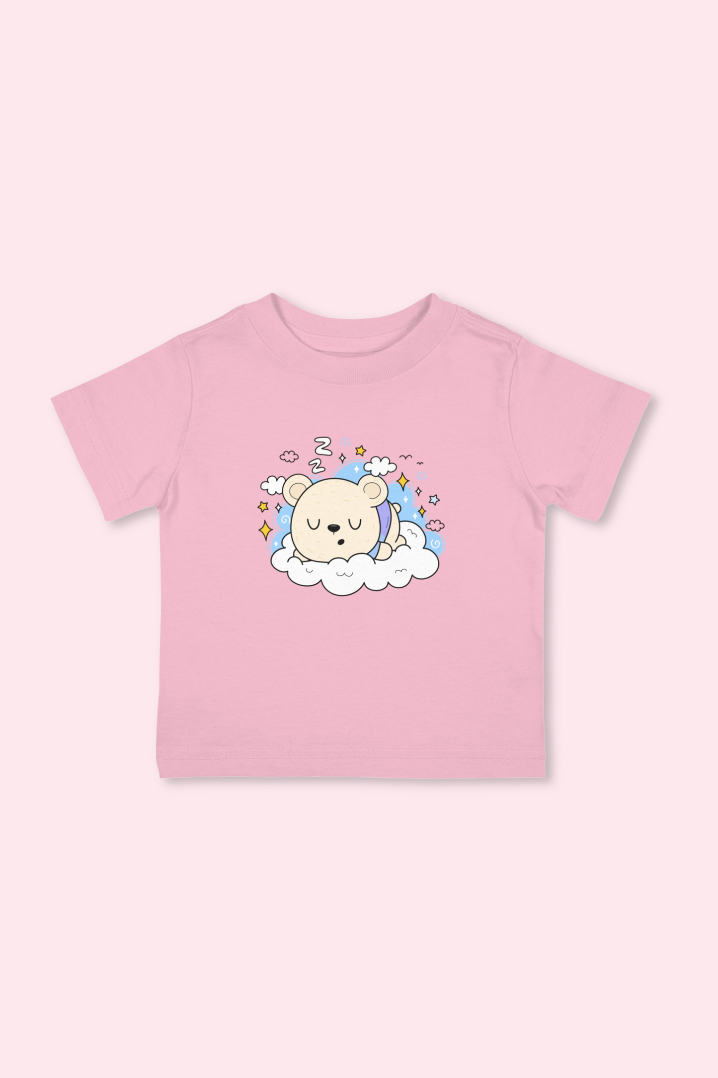 Sleepy the Bear Snoozing Infant Tee - 0 to 24 Months (4 Colors)